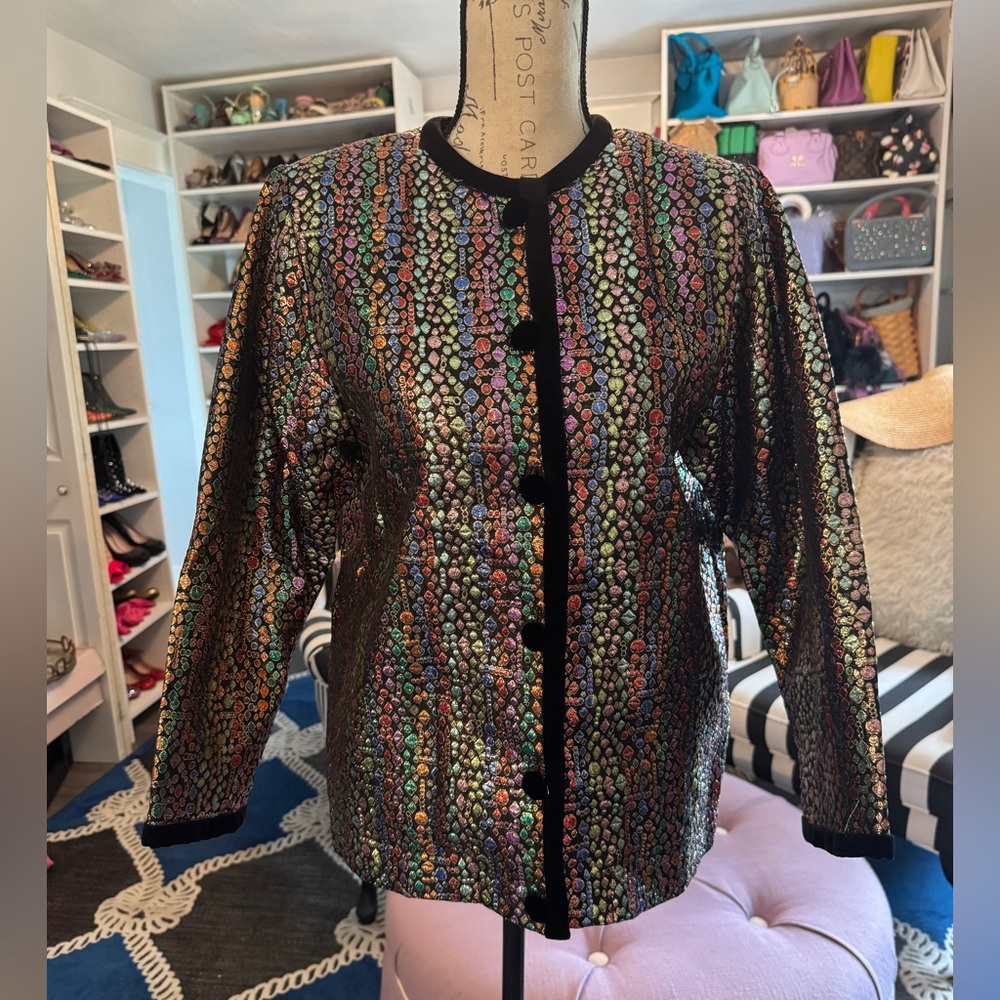 Vintage Marguerite Rubel Metallic Jacket 8